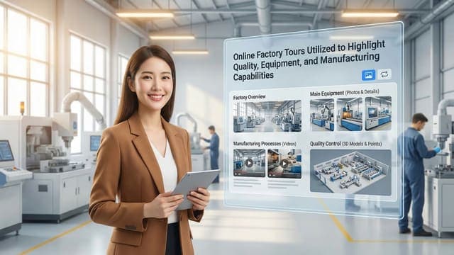 工場見学をオンライン化し、品質・設備・製造力の訴求に活用